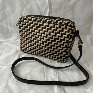 Clare V. Two Tone Woven Midi-Sac